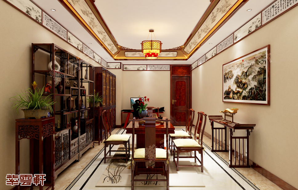 中式风格茶室装修