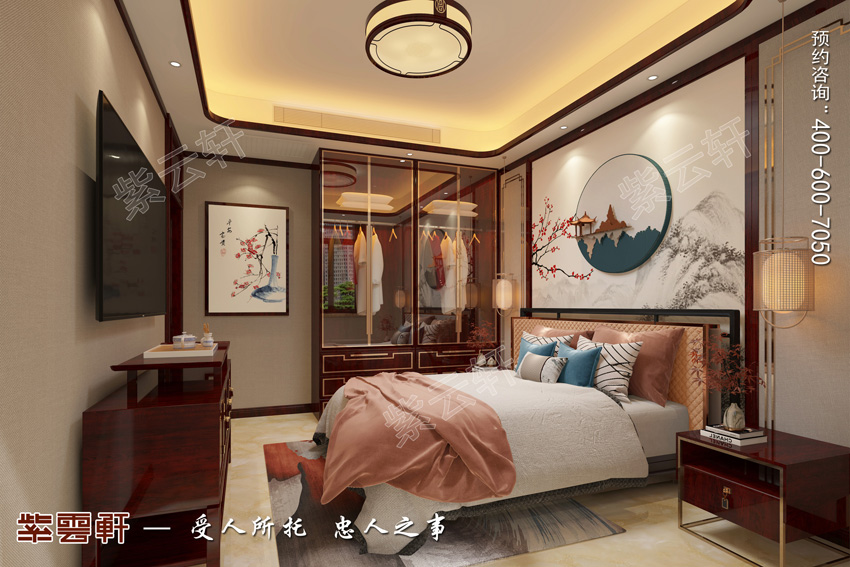 中式豪宅卧室装修